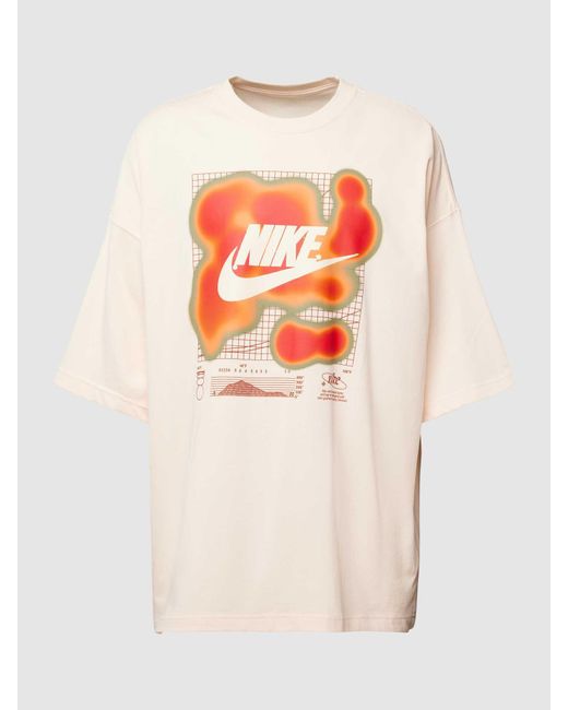 Nike T-shirt Met Labelprint in het White voor heren