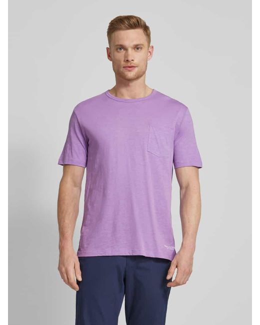 Marc O' Polo T-Shirt mit Rundhalsausschnitt in Purple für Herren