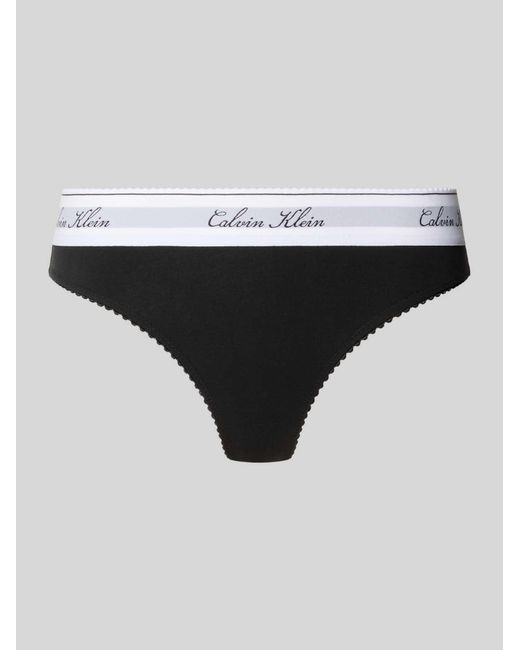 Calvin Klein Strings in het Black
