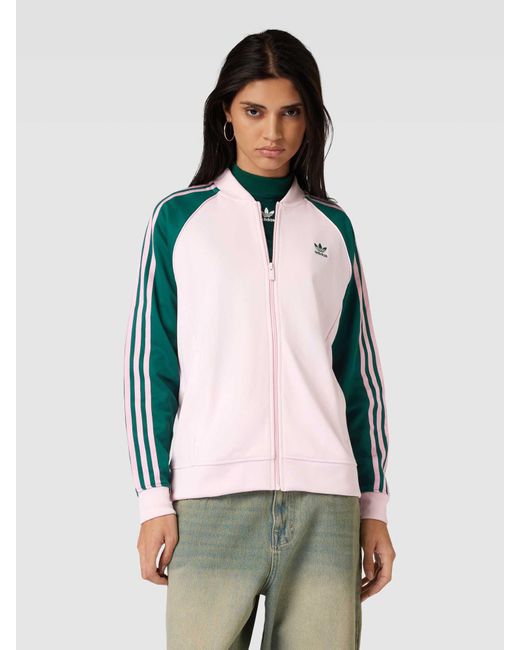 Adidas Originals Sweatjacke in Pink für Herren