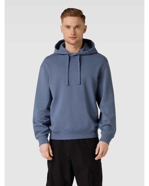 HUGO Sweatshirt mit überschnittenen Schultern Modell 'Dapo' in Blue für Herren