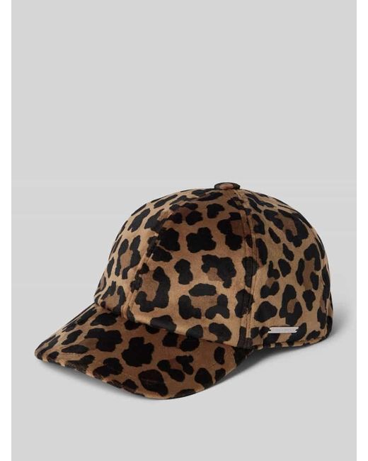 Marc Cain Brown Basecap mit Label-Detail