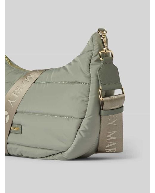 HEY MARLY Gray Handtasche mit Steppnähten Modell 'LIFETIME BUDDY'