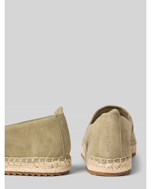 Marc O' Polo Natural Espadrilles aus echtem Leder