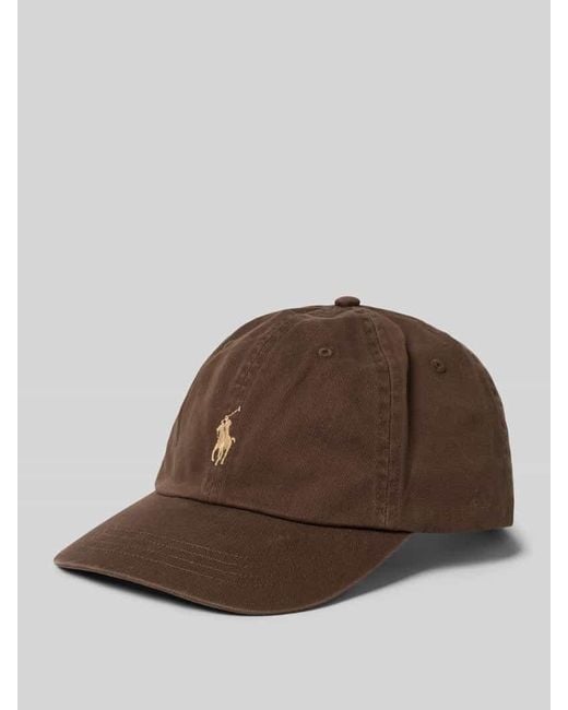Polo Ralph Lauren Basecap mit Label-Stitching in Brown für Herren