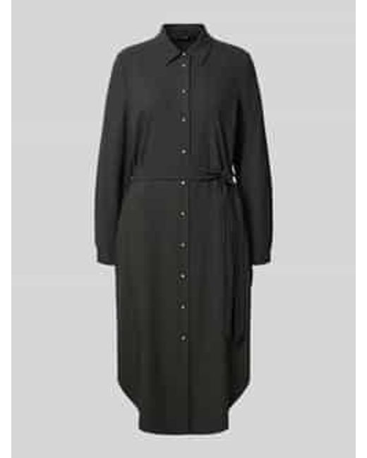 Joop! Midi-Jurk Met Strikceintuur, Model 'Dalina' in het Black