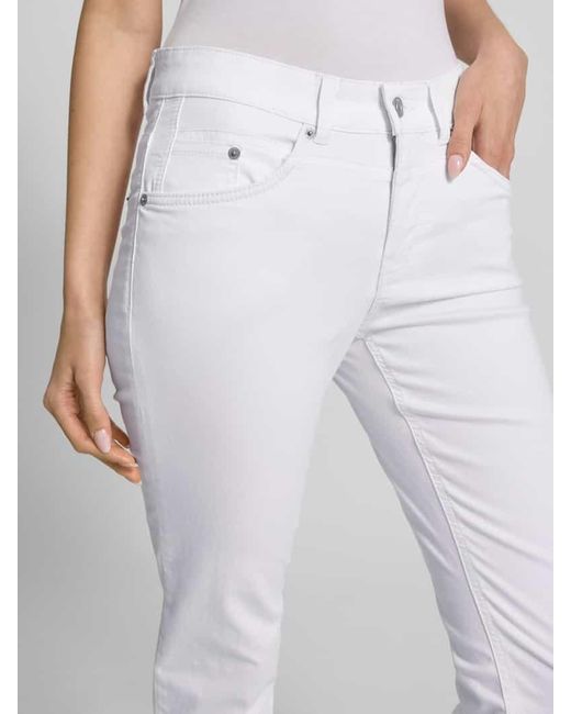 M·a·c White Jeans in verkürzter Passform