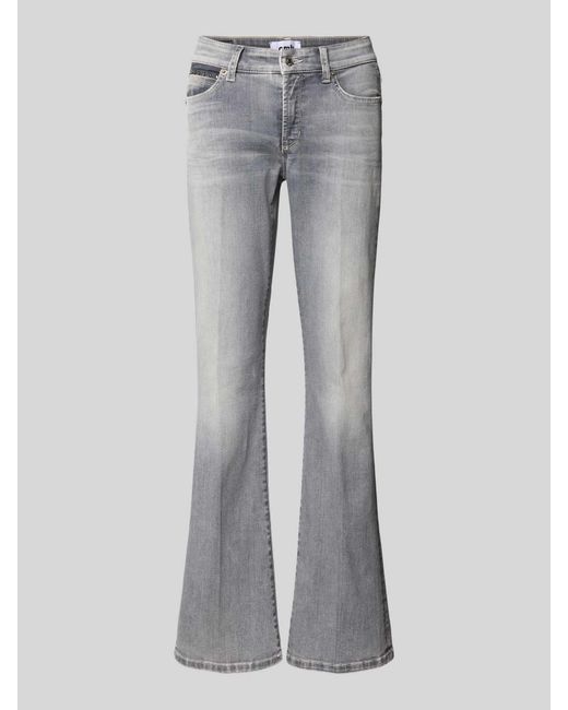Cambio Flared Jeans Met 5-Pocketmodel, Model 'Paris' in het Gray