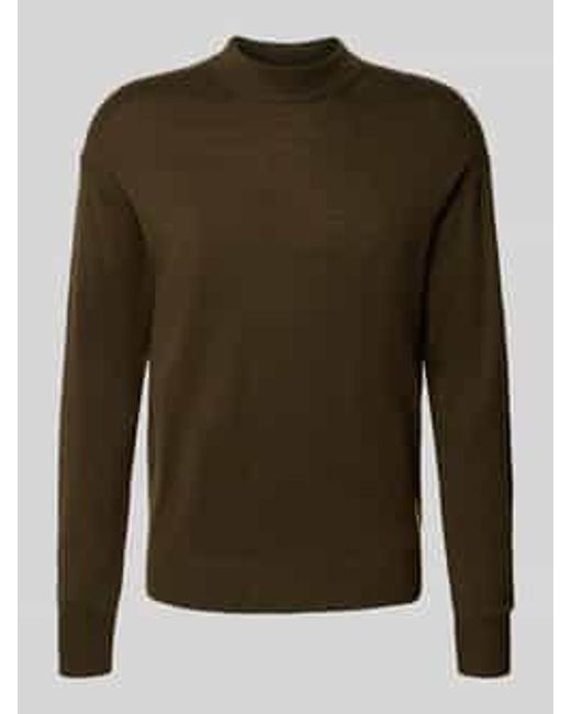 Scotch & Soda Gebreide Pullover Met Ribboorden in het Green voor heren