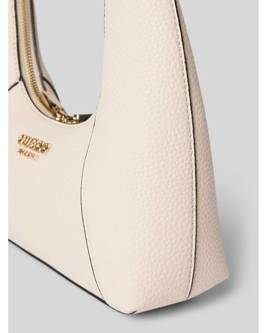 Guess Handtas Met Labelapplicatie in het Natural