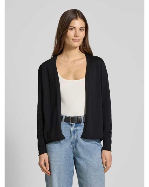 S.oliver Black Regular Fit Cardigan Baumwoll-Viskose-Mix