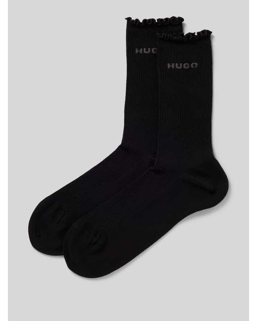 HUGO Black Socken aus Baumwoll-Mix im 2er-Pack