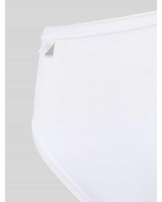Sloggi White Slip mit Label-Detail im 3er-Pack
