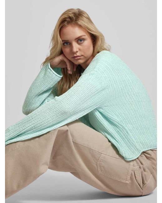 Tom Tailor Gebreide Pullover Met Boothals in het Green