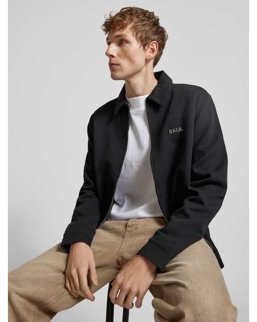 BALR Relaxed Fit Hemdjacke mit Label-Applikation Modell 'Q-Series' in Blue für Herren