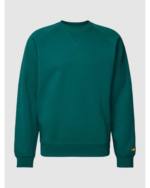 Carhartt Sweatshirt mit gerippten Abschlüssen in Green für Herren