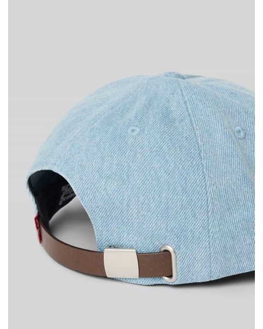 Levi's Basecap mit Label-Stitching in Blue für Herren