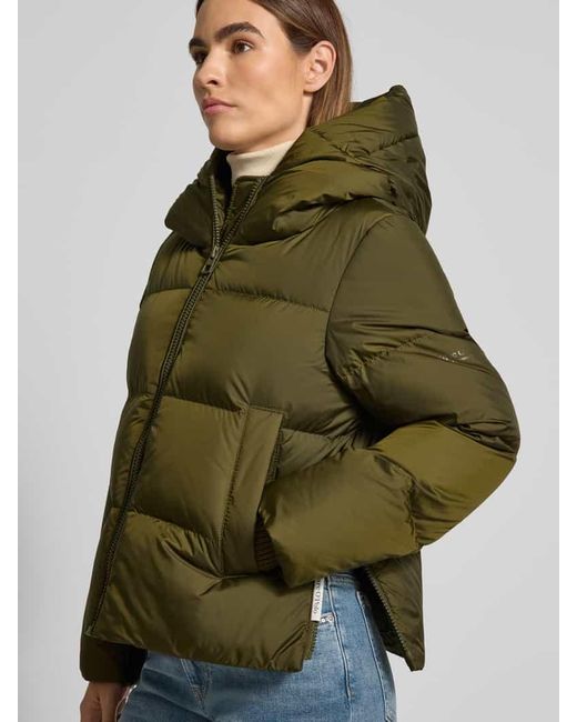 Marc O' Polo Green Regular Fit Daunenjacke mit Kapuze