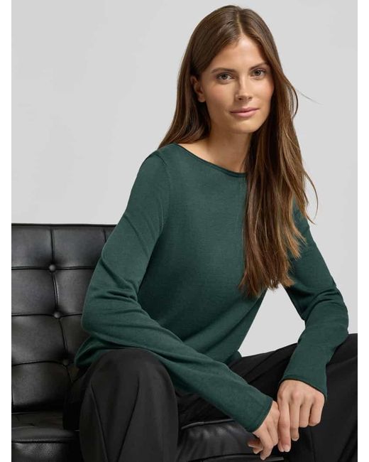 S.oliver Green Regular Fit Strickpullover aus Baumwoll-Viskose-Mix