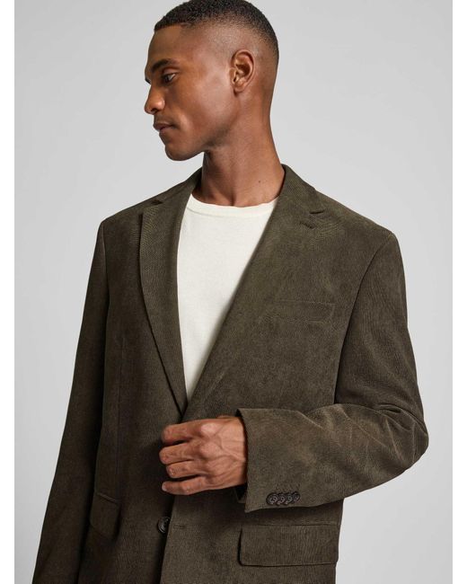 Christian Berg Men Slim Fit Colbert Met Reverskraag in het Green voor heren