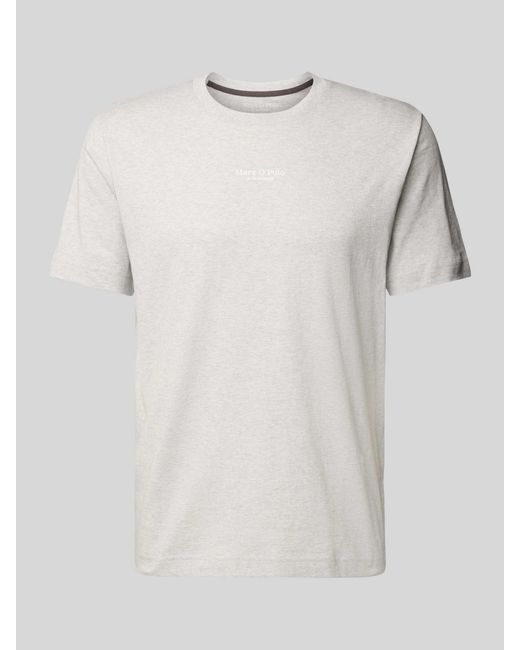 Marc O' Polo Regular Fit T-Shirt Van Puur Katoen in het White voor heren