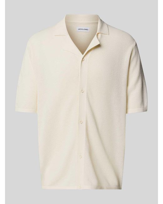 Jack & Jones Vrijetijdsoverhemd Met Knoopsluiting in het Natural voor heren