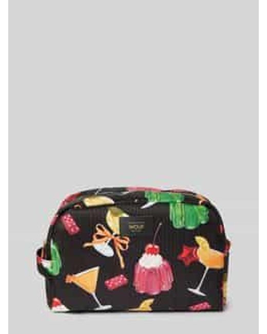 Wouf Make-uptasje Met Labelpatch in het Green