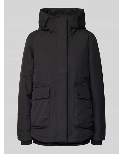 Didriksons Black Jacke mit Kapuze