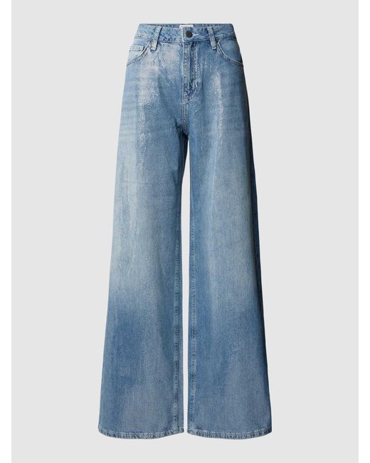 Guess Blue Jeans mit Label-Patch Modell 'BELLFLOWER'