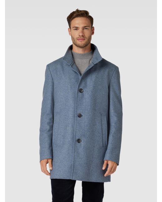 Strellson Mantel mit Stehkragen Modell 'Finchley' in Blau für Herren | Lyst  DE