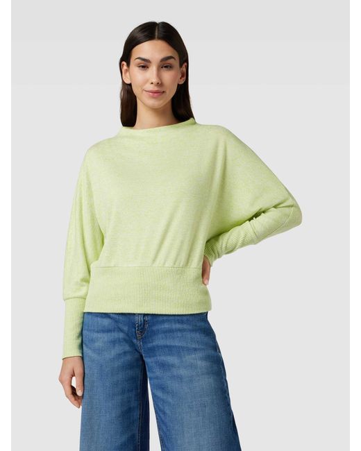 Opus Green Sweatshirt mit Stehkragen Modell 'Sokola'