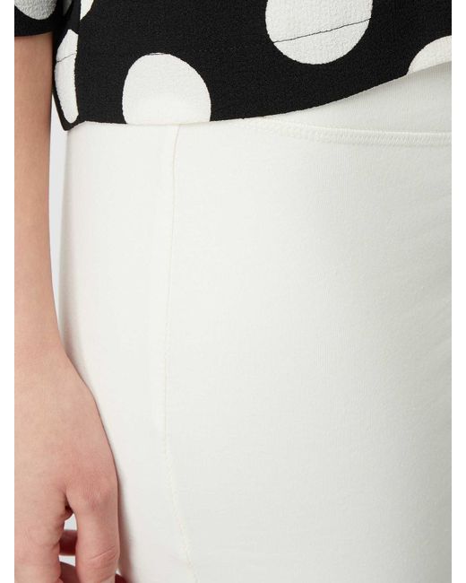 Kaffe Minirok Met Elastische Band, Model 'Penny' in het White