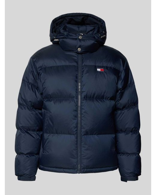Tommy Hilfiger Regular Fit Gewatteerd Jack Met Vulling Van Dons En Veren, Model 'Alaska' in het Blue voor heren