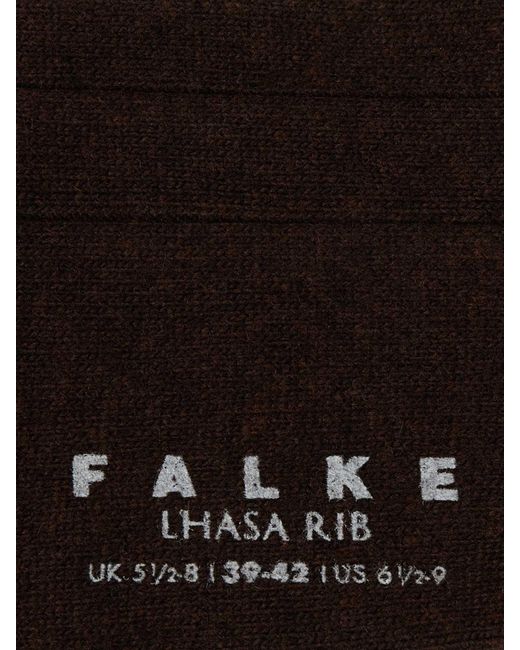Falke Kniekousen Met Kasjmier, Model 'Lhasa' in het Black voor heren