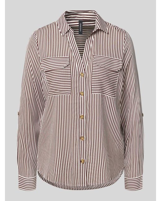 Vero Moda Regular Fit Overhemdblouse Van Pure Viscose, Model 'Bumpy' in het Red