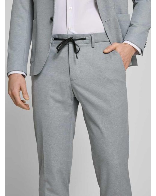 S.oliver Regular Fit Anzughose Mit Viskoseanteil in Gray für Herren