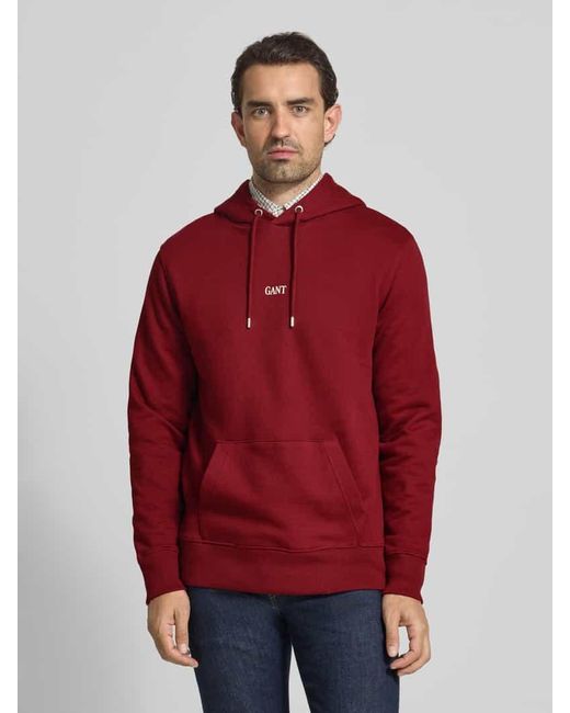Gant Hoodie mit Kapuze in Red für Herren