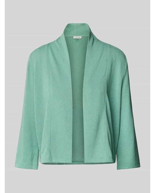 Tom Tailor Green Regular Fit Strickjacke aus Viskose-Mix