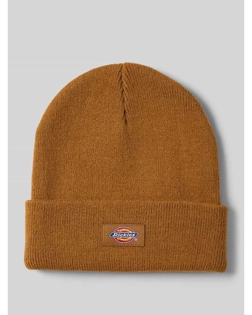 Dickies Beanie in Strick-Optik Modell 'Gibsland' in Brown für Herren