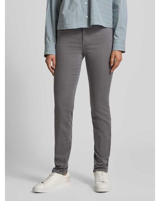Brax Gray Straight Fit Jeans im 5-Pocket-Design Modell 'STYLE.SHAKIRA'