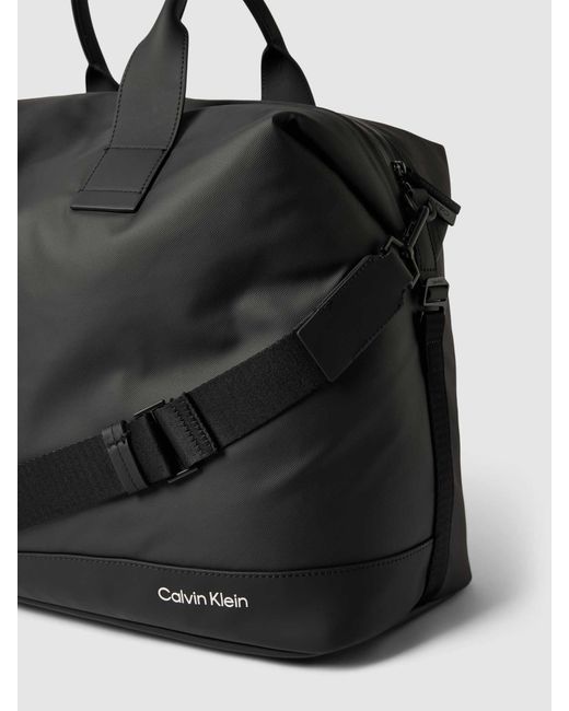 Calvin Klein Weekendtas Met Ritssluiting in het Black voor heren