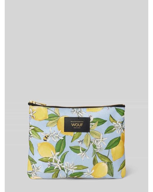 Wouf Blue Kosmetiktasche im Allover-Look Modell 'Capri'