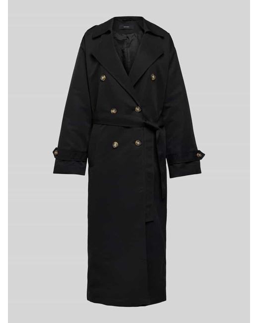 Vero Moda Trenchcoat mit Bindegürtel Modell 'CHLOE' in Black für Herren