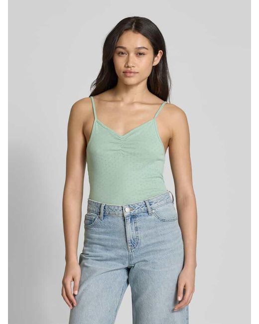 ONLY Green Slim Fit Trägertop aus reiner Baumwolle Modell 'CARLOTTA'