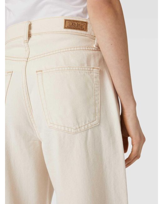 Polo Ralph Lauren Wide Leg Jeans im 5-Pocket-Design in Natural für Herren