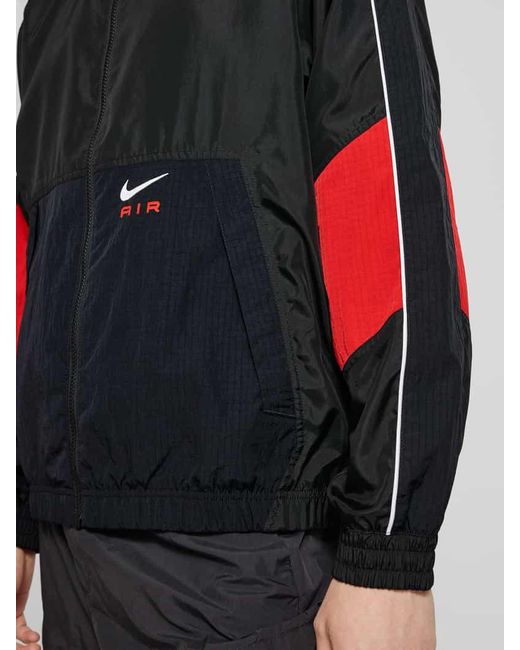 Nike Trainingsjacke mit Stehkragen in Black für Herren