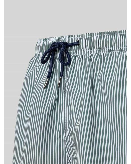 Mcneal Badehose mit elastischem Bund in Blue für Herren