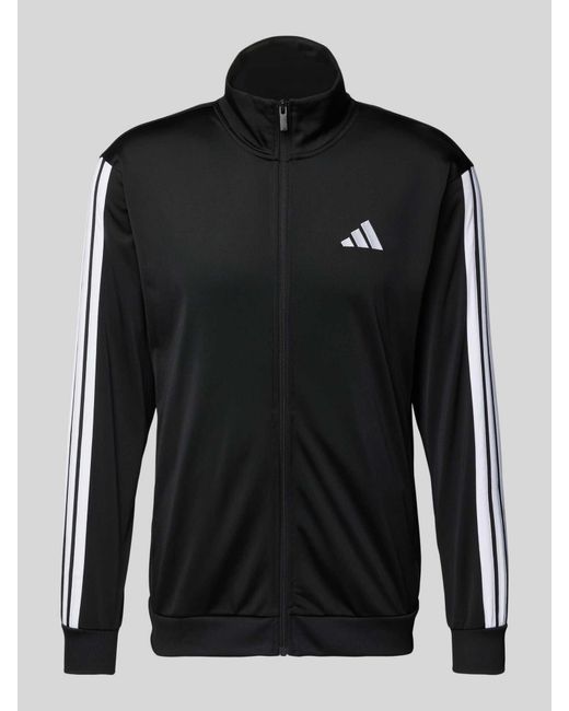 Adidas Sweatjack Met Logostitching in het Black voor heren