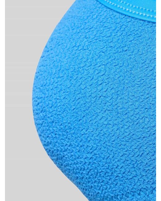 Jake*s Blue Bikini-Oberteil in Crinkle-Optik