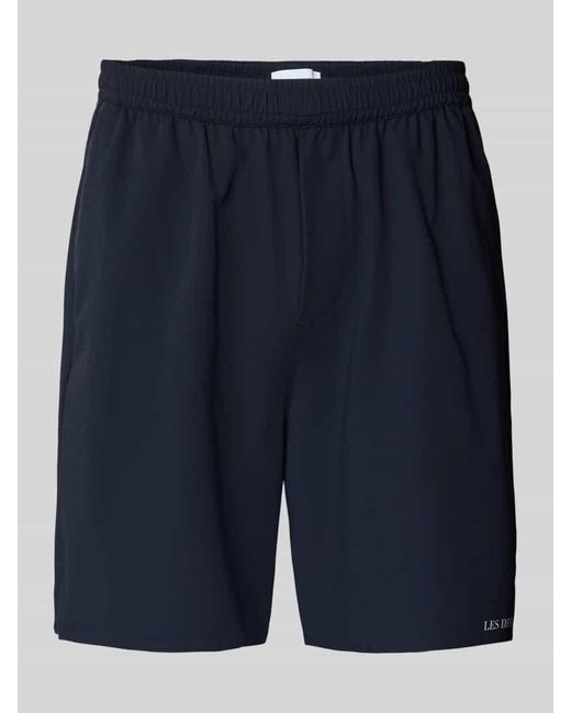 Les Deux Shorts mit Eingrifftaschen Modell 'Raphael' in Blue für Herren